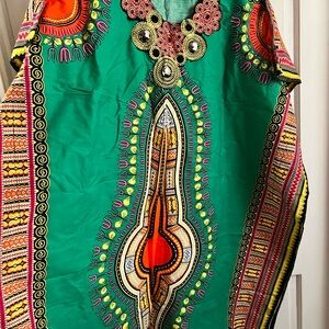 Beautiful colorful caftan NWOT